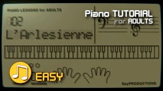 LArlesienne Prelude  Piano Tutorial [upl. by Mehetabel]