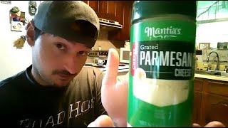 MANTIAS GRATED PARMESAN CHEESE REVIEW SAVE  A  LOT [upl. by Atikal]