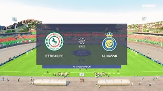 FIFA 23  Ettifaq fc vs Al Nassr  FTCristiano Ronaldo  Full Match  PC HD [upl. by Attah]