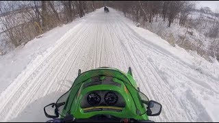 Wisconsin Snowmobiling 2019 ⎮Jefferson County [upl. by Atinot]