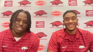 Arkansas Taylen Green Brad Spence preview UAPB [upl. by Acinna]