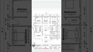 4bhk north facing house plan 4bhkhouseplan 4bhk housedesign [upl. by Nanette200]