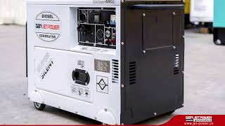 Air cooling Portable Super Silent Diesel Generator [upl. by Plate]