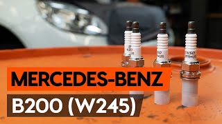 Hoe een bougies vervangen op een MERCEDESBENZ B200 W245 AUTODOCTUTORIAL [upl. by Aubree768]