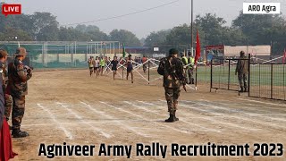 Agniveer Army Rally Bharti 2023  Army Bharti 2023  Indian Army Bharti 2023  ARO Agra Army Bharti [upl. by Oninotna]