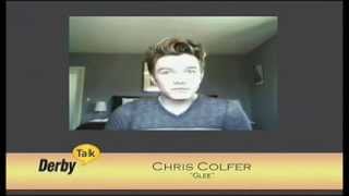 Chris Colfer  Live Chat with Goldderby  Part I [upl. by Yrehcaz541]