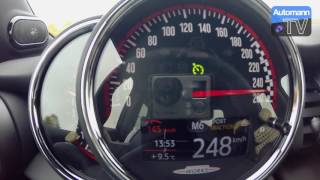 2016 MINI JCW Pro Exhaust Launch Control 0 248 km h 60FPS [upl. by Htebesile]