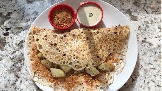 Farali Masala Dosa Recipe  Farali Aloo Subzi  Multipurpose Farali Flour  Navratri Special [upl. by Ryann997]