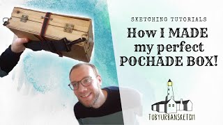 How I Made a Pochade Box  DIY pochade box for plein air painting [upl. by Nosam]