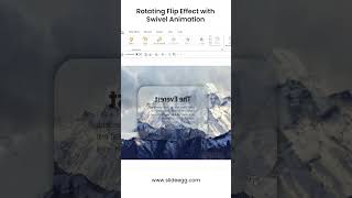 Rotating Flip Effect with Swivel Animation [upl. by Joline]