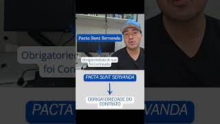 Princípio do Pacta Sunt Servanda  auladedireito contratos direitocontratual direito [upl. by Ecneret]