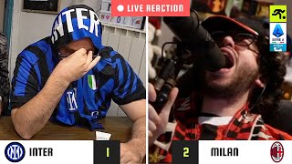 INTERMILAN 12 LIVE REACTION  “INTERISTA DIVENTI PAZZOOO000OOO”  TIFOSIAMO [upl. by Anagnos805]