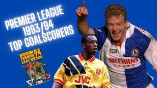 Who were the Top 20 Goalscorers in the Premier League 9394  Merlin’s 94  Goal Highlights video [upl. by Edwyna404]