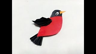 Easy paper bird  DIY tutorial for kids  paper craft  creative dolphin [upl. by Ennoitna]