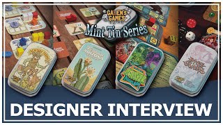 Galens Games Mint Tin Series  Designer Interview [upl. by Rosenkranz]