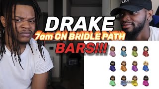 DRAKE W ALL BARS  7am on bridle path REACTION [upl. by Hudis46]