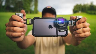 Get CINEMATIC Video with SmallRig Anamorphic Lens for iPhone [upl. by Cochran]