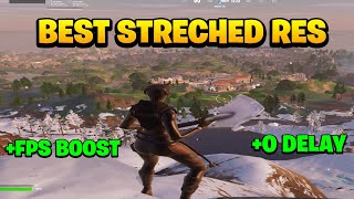 How to get The BEST Stretched Resolution in Fortnite Chapter 5 ✅ HUGE FPS BOOST [upl. by Tterab]