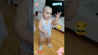 dum dum dum dika dika 😂  cute babydance [upl. by Judus]