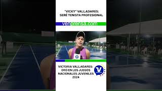 VICTORIA quotVICKYquot VALLADARES MI ÚNICA META SIN DISTRACCIÓN ES SER UNA TENISTA PROFESIONAL [upl. by Cottle]