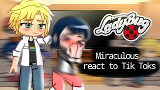 Miraculous react to  mlb  adrienette  gacha club [upl. by Amora422]