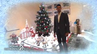 Merry Christmas via Novak Djokovic [upl. by Bullis]