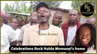 Celebrations Rock Hulda Momanyis home [upl. by Nylasoj]