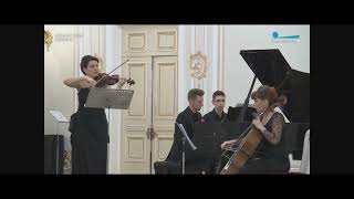 APiazzolla  Oblivion for violin cello and piano Arrangement by Dmitriy Varelas VivaMuse [upl. by Blunt]