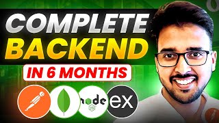 Backend Developer roadmap in 6 Months 🔥 Backend development full course developers [upl. by Sivle580]