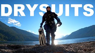 Dry suit diving  Dry suit options featuring DUI Drysuits [upl. by Killen]