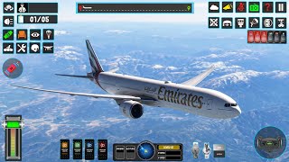 Airplane Game Android Gameplay Realistic Airplane Experience [upl. by Aihsekel]