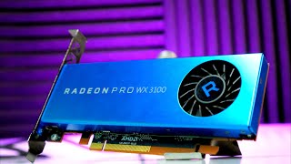 AMD Radeon Pro WX 3100 Benchmark [upl. by Aun]