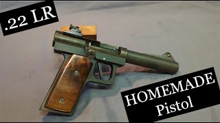 Homemade Target Pistol 22 Long Rifle [upl. by Nuli]