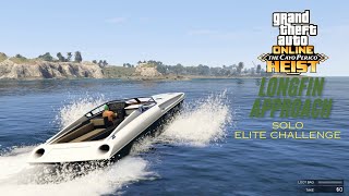 Cayo Perico Heist Longfin Approach Elite Challenge Grand Theft Auto [upl. by Acissej]