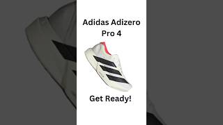 Adidas Adizero Pro 4  It’s coming runningshoes [upl. by Llennahs]