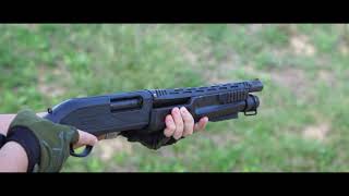 Hatsan Escort pumpaction shotgun International Defence Academy [upl. by Nessie]