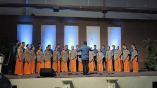 The Philippine Meistersingers  AUP Song quotOn Ever Onwardquot arr by Ramon Lijauco Jr [upl. by Ranee]