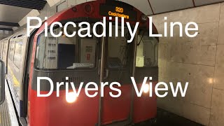 London UndergroundPiccadilly Line Drivers View and CommentaryCockfostersNorthfields [upl. by Maxie]