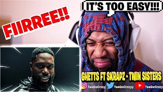 UK WHAT UP🇬🇧 ALBUM SOON Ghetts  Twin Sisters feat Skrapz REACTION [upl. by Aitel761]