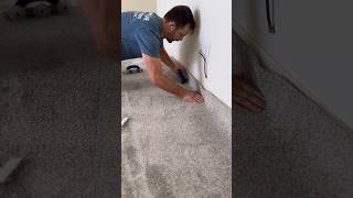 Orcon trimmer and EZ Tuck Carpet Install flooring carpet carpetinstallation floorcovering [upl. by Thirzi58]