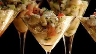 Ceviche de camarão com vieiras [upl. by Demah]