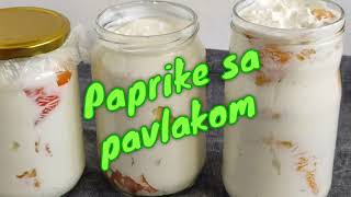 Punjene paprike sa sirom i pavlakom  Najjednostavniji recept [upl. by Gadmon562]