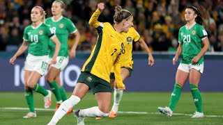 Steph Catley Matildas v Ireland goal scorer with Championship winning goal [upl. by Bald]