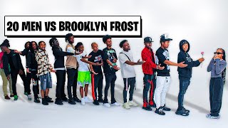 20 MEN VS 1 YOUTUBER  BROOKLYN FROST [upl. by Zampino]