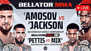 Bellator 301 Amosov vs Jackson amp Pettis vs Mix  LIVE STREAM  MMA Fight Companion  Showtime USA [upl. by Brucie]