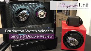 Barrington Single amp Double Watch Winders Review [upl. by Homer434]