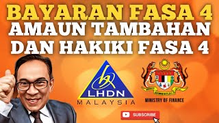 BAYARAN AMAUN HAKIKI FASA 4 DAN AMAUN TAMBAHAN STR 2024 [upl. by Roman255]