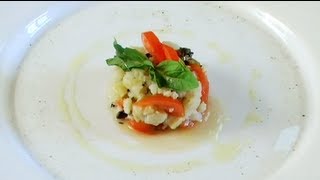 Pesce Tartare di baccalà marinatouChefTV [upl. by Eillek]