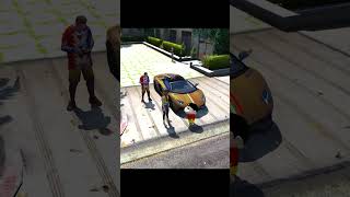 Shinchan😂 Saw Golden Lambo🚗 In Road penguinyt gta5shorts shinchan [upl. by Adien]