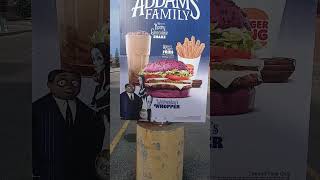 Check out the Addams Family menu at Burger King Millwoods town center Edmonton Alberta [upl. by Kapeed]